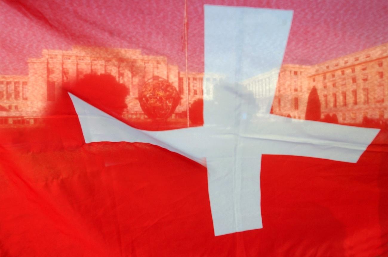 The Swiss flag