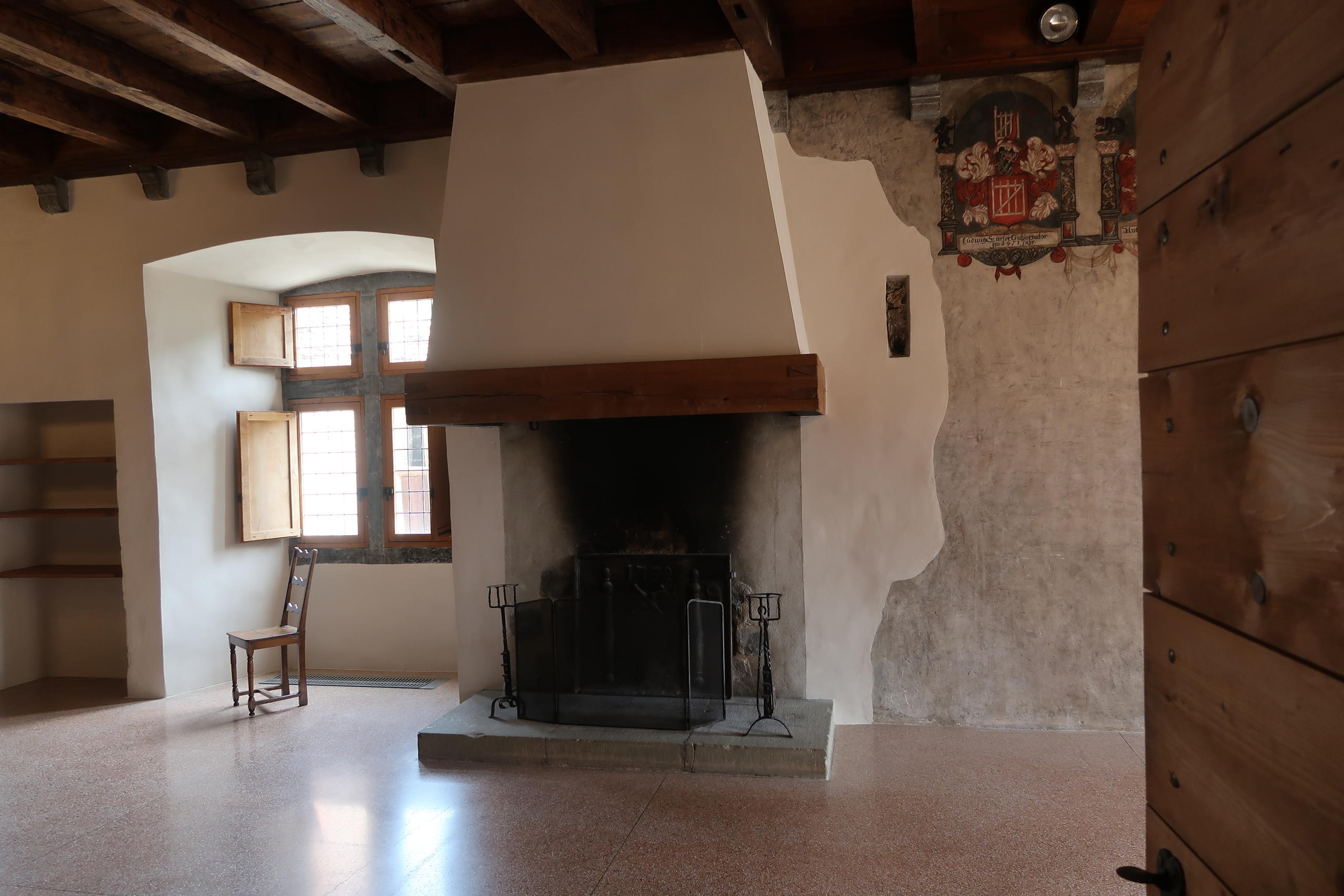 intérieur du château
