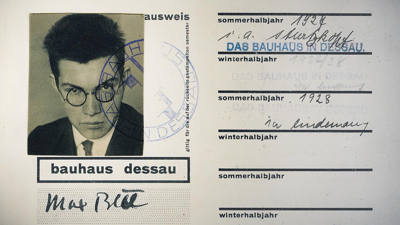 Max Bill s Bauhaus ID