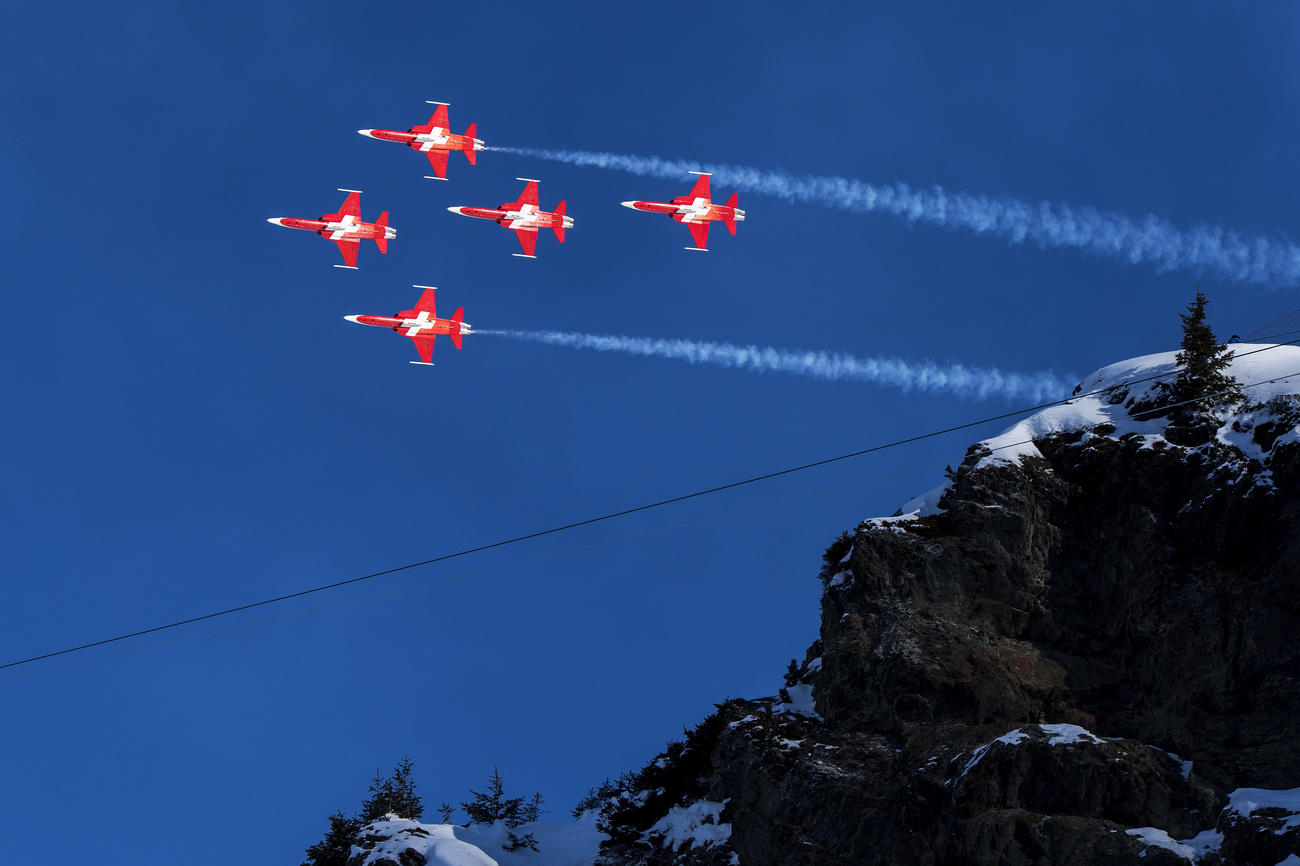 The Patrouille Suisse aerial display team