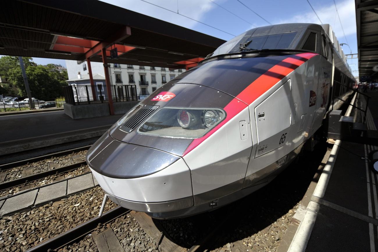 TGV train in Geneva