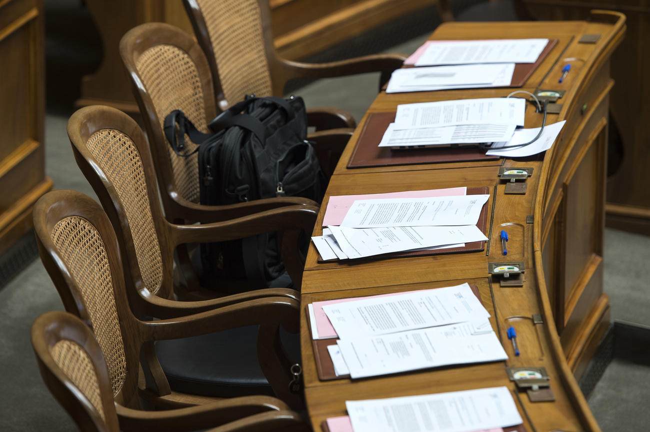 Dossiers auf dem Tisch