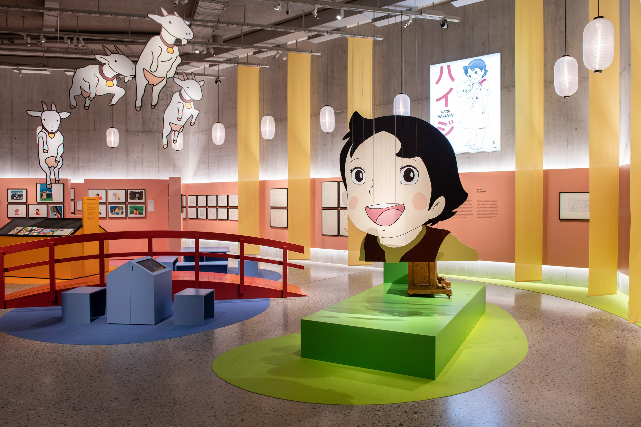 Heidi in Japan展覽現場