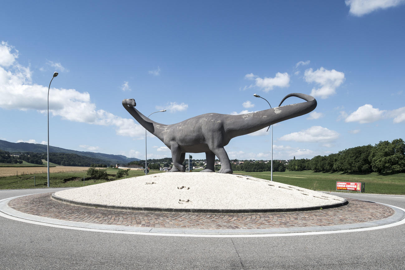 Dinosaurier-Skulptur