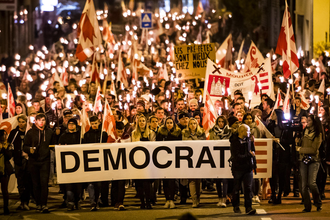 manifestation des pro-jurassiens