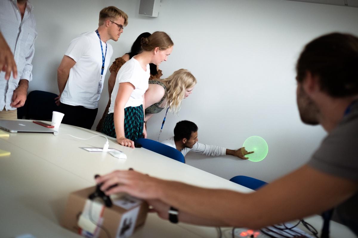 CERN s Structured Laser Beam technology was presented to the students