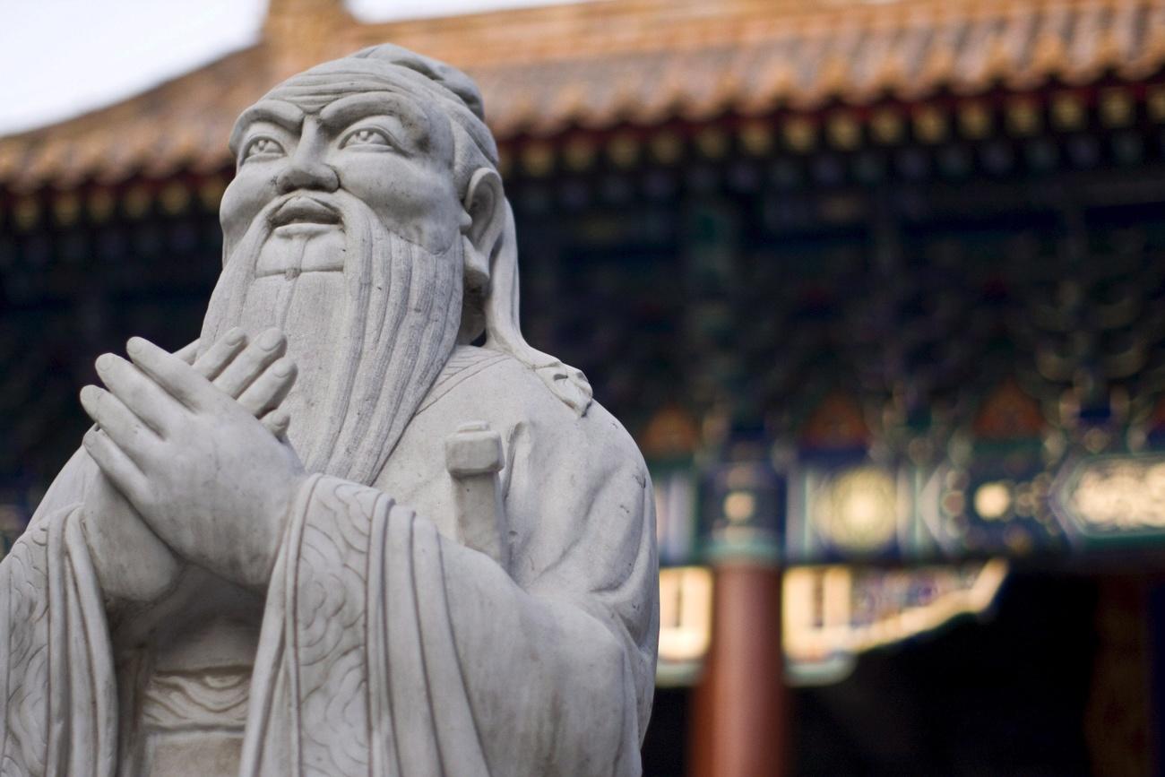 Statue von Konfuzius