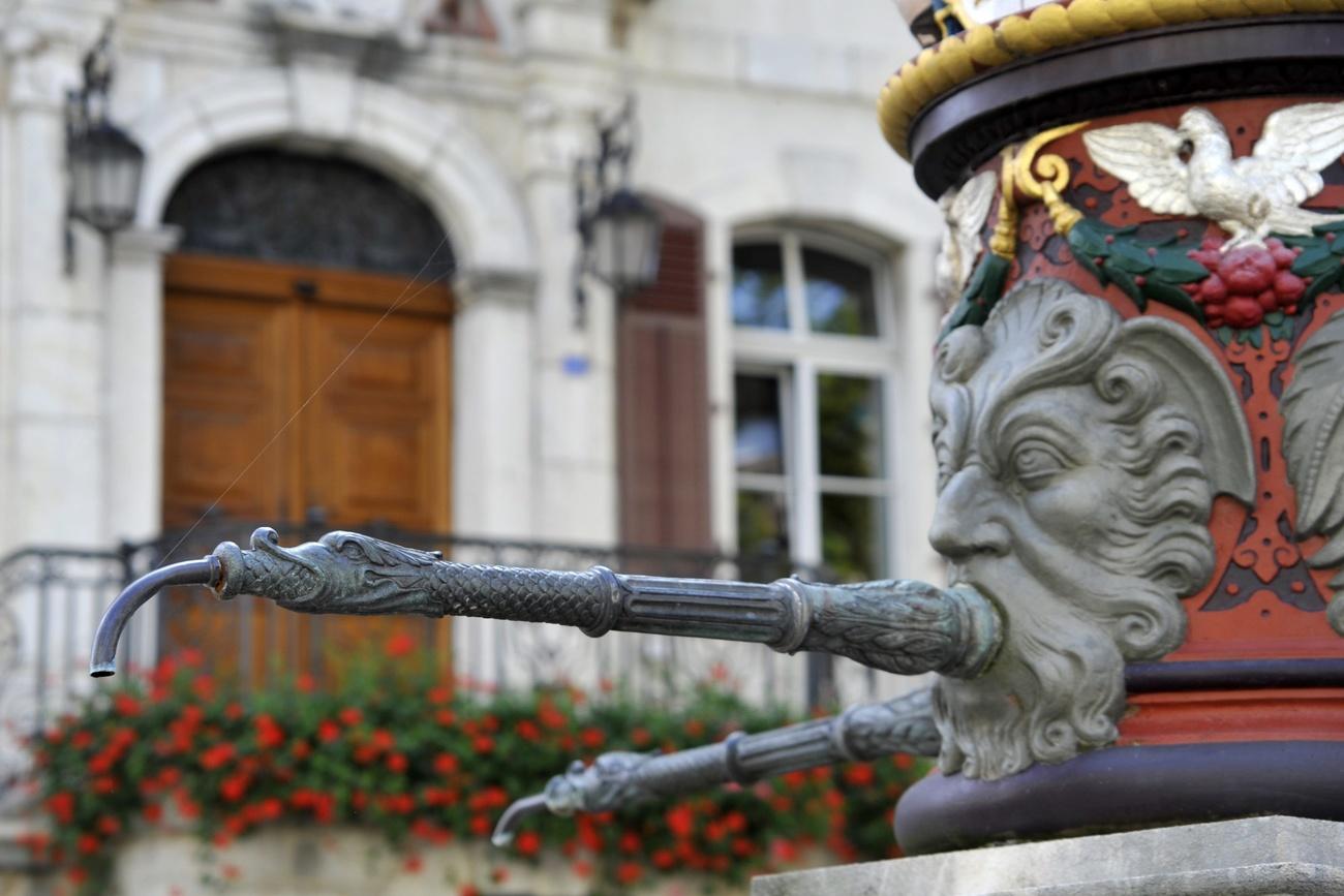 fountain in canton Jura