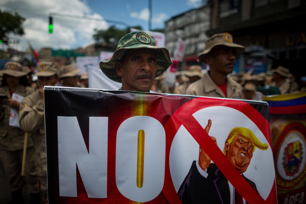Manifestante en Venezuela