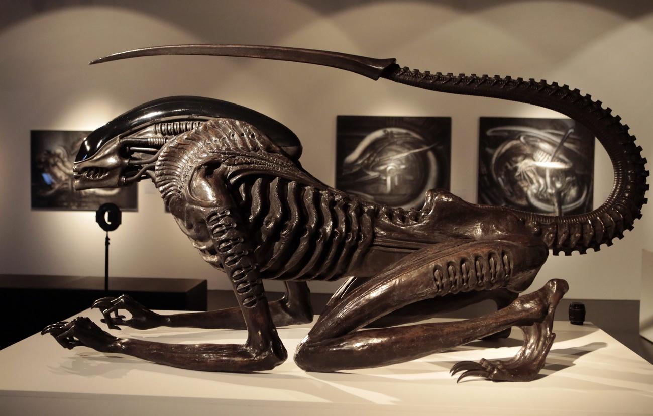 sculpture by Swiss artist H.R. Giger