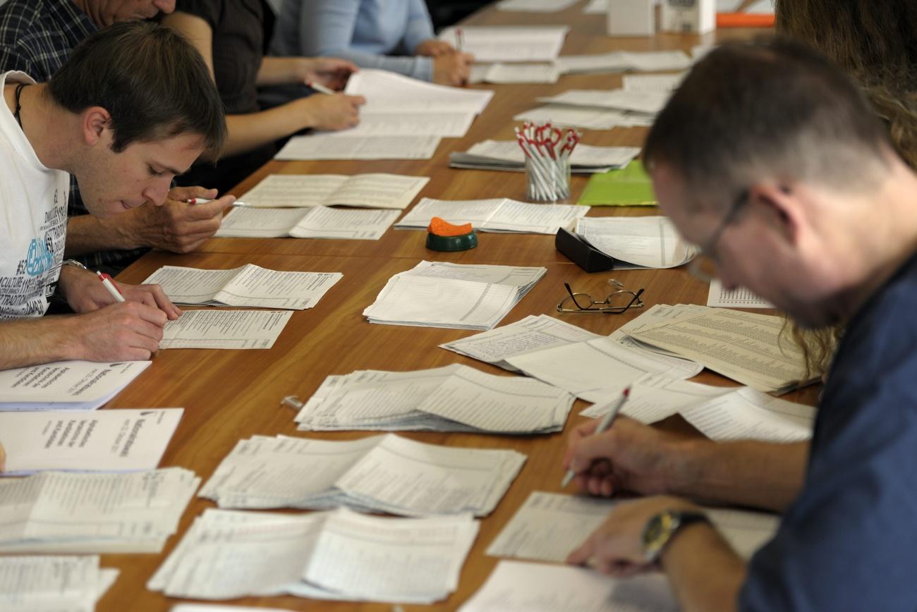 Recuento de papeletas de voto