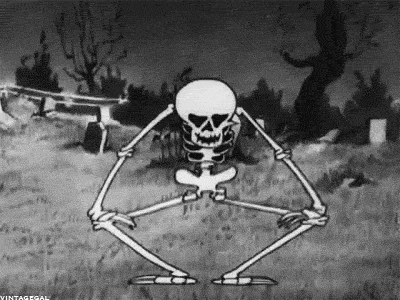 animiertes skelett