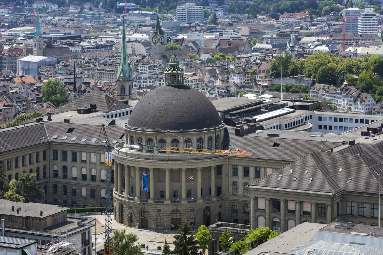 Aerial view of ETH Zurich