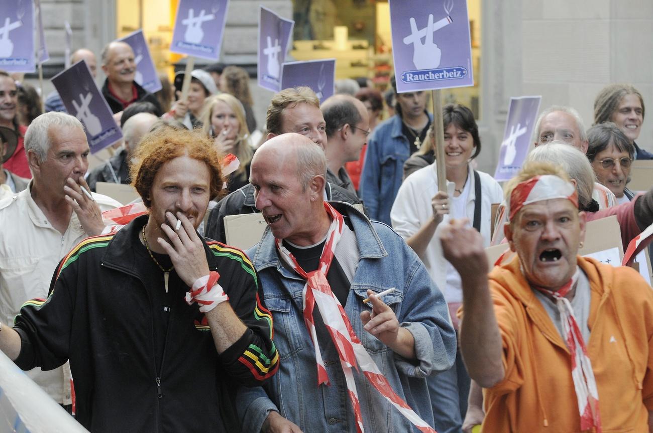 Des gens dans une manifestation