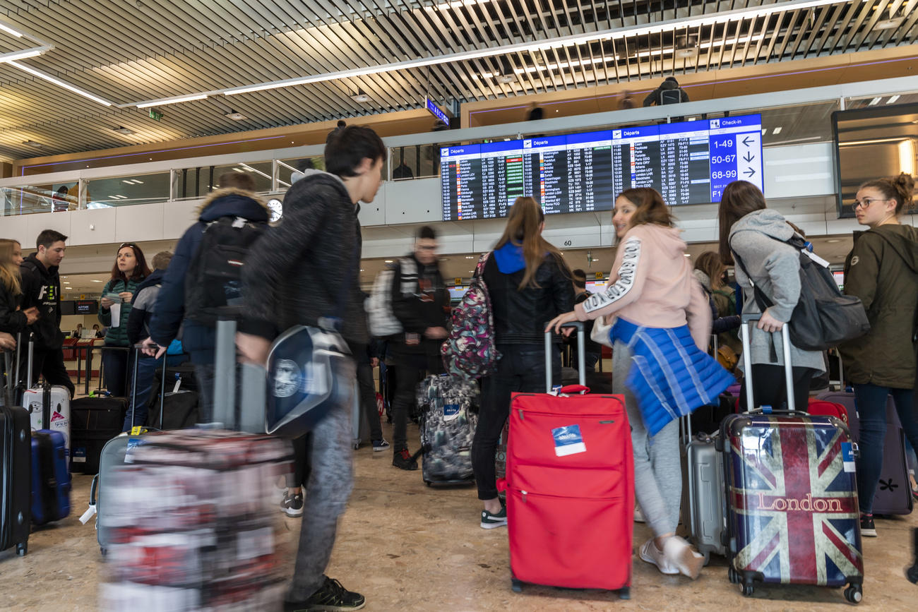 Passengers at airport