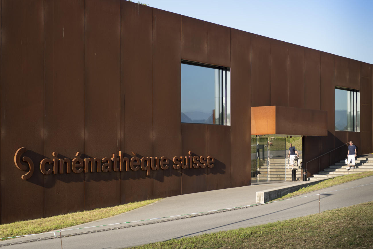View of the exterior of the new research and archive centre at Penthaz.