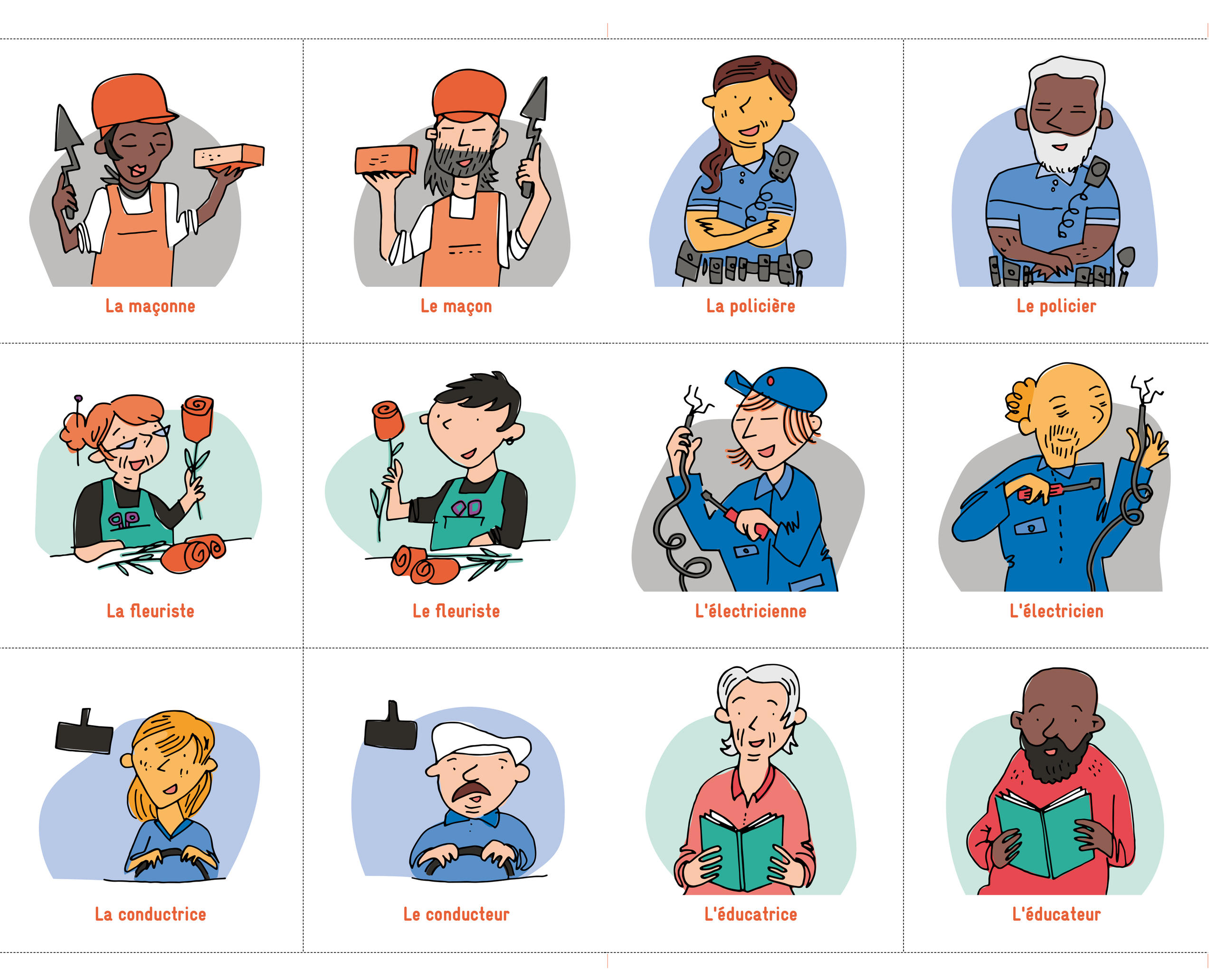 Memory des métiers - illustration