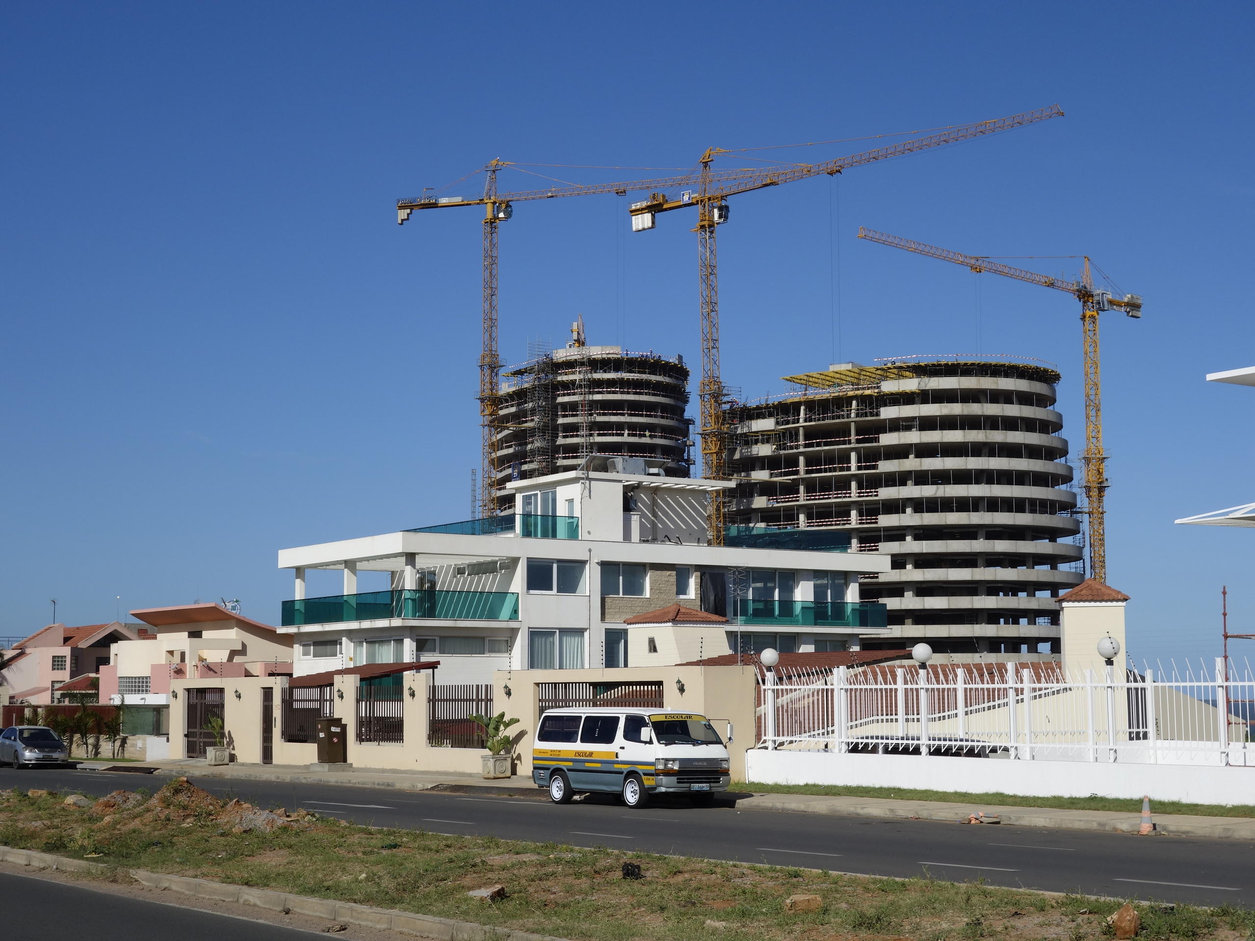 Prédios em construção