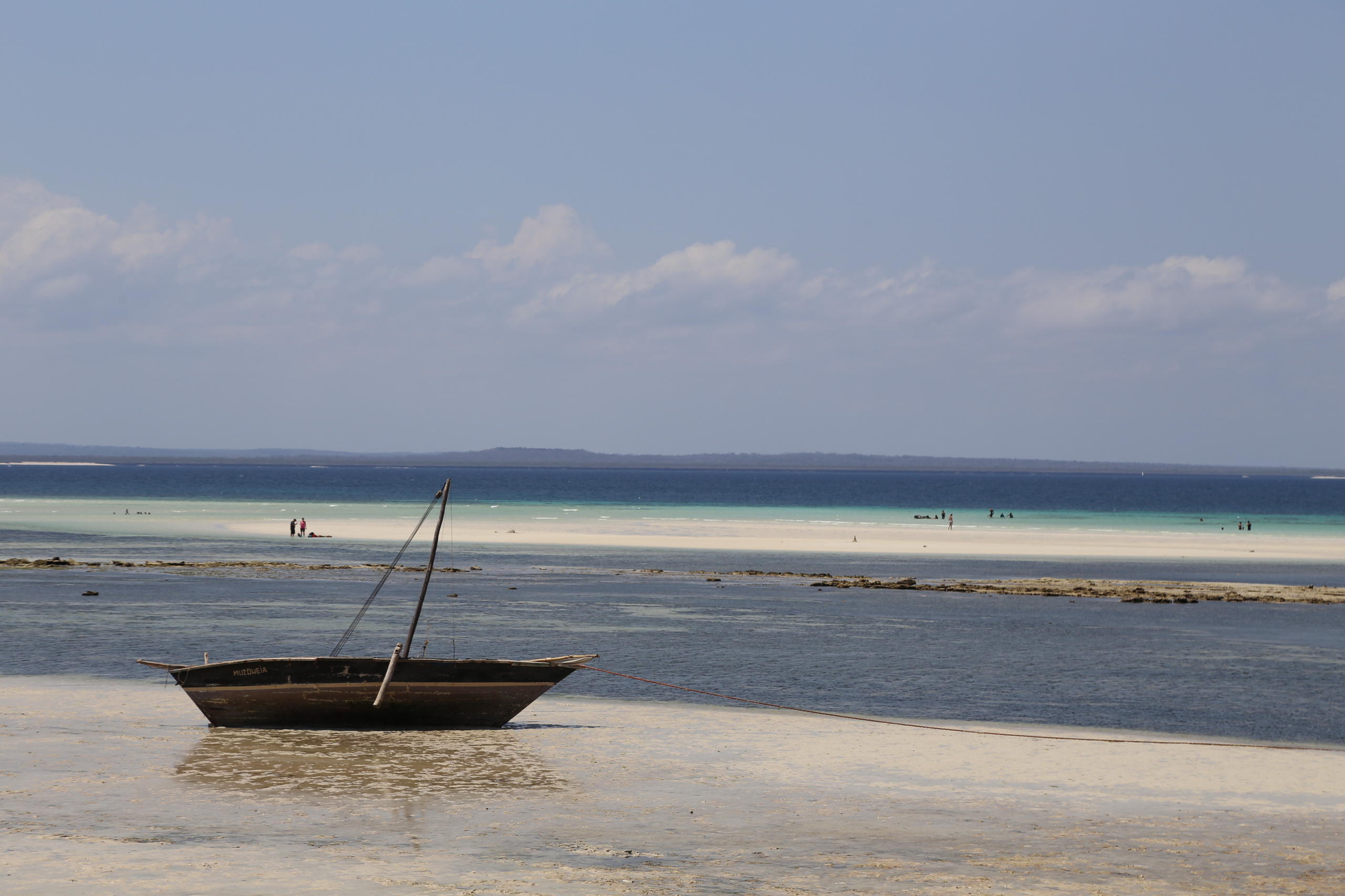 Praia em Pemba, Moçambique