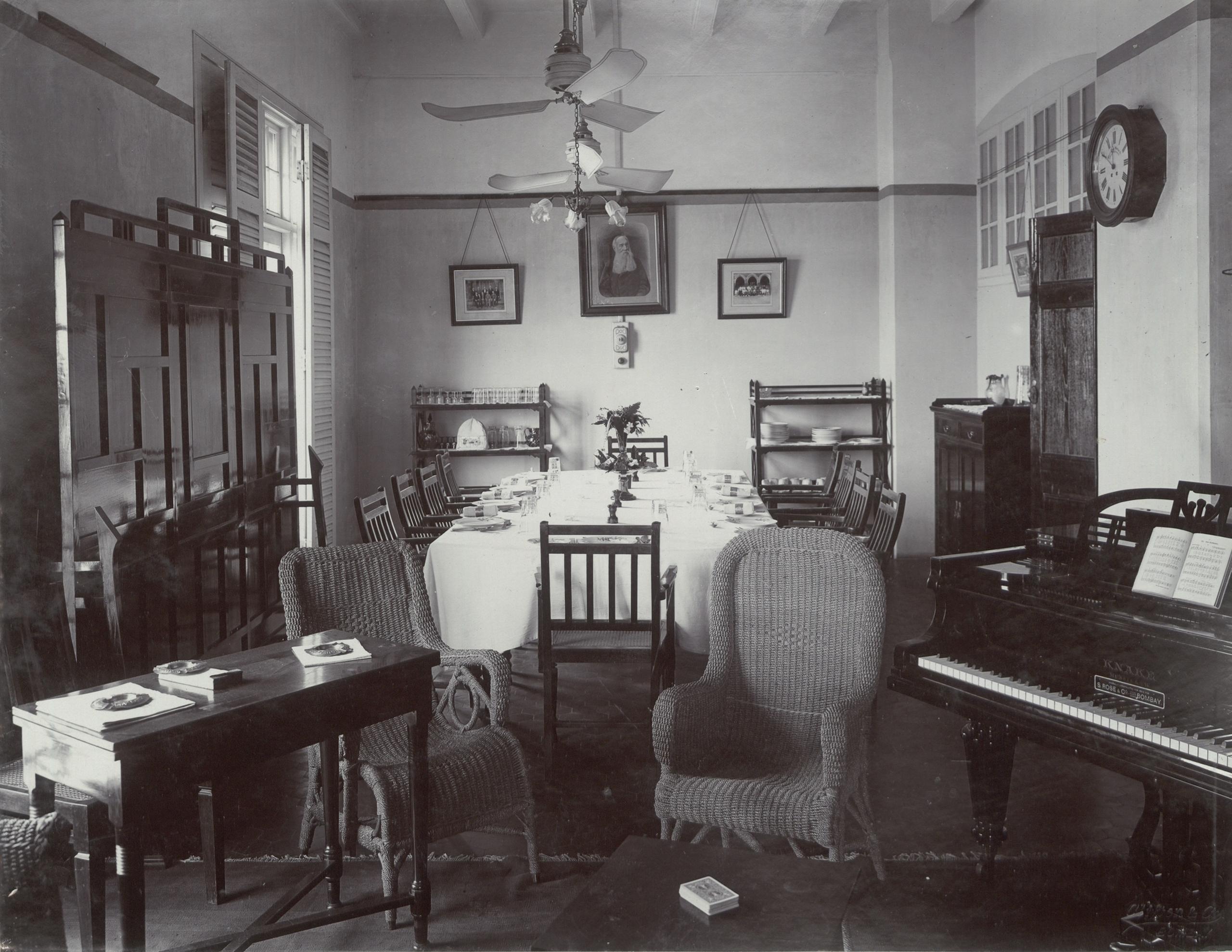 在孟买的沃卡特公司大楼中，为欧洲员工保留的“休息室”(1911年)。