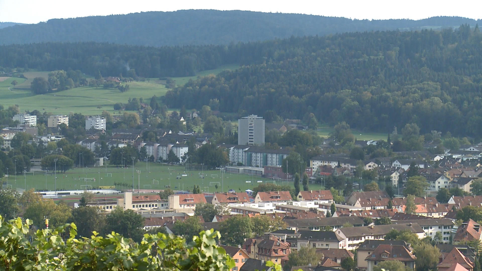 チューリヒ州ヴィンタートゥールの街並み　