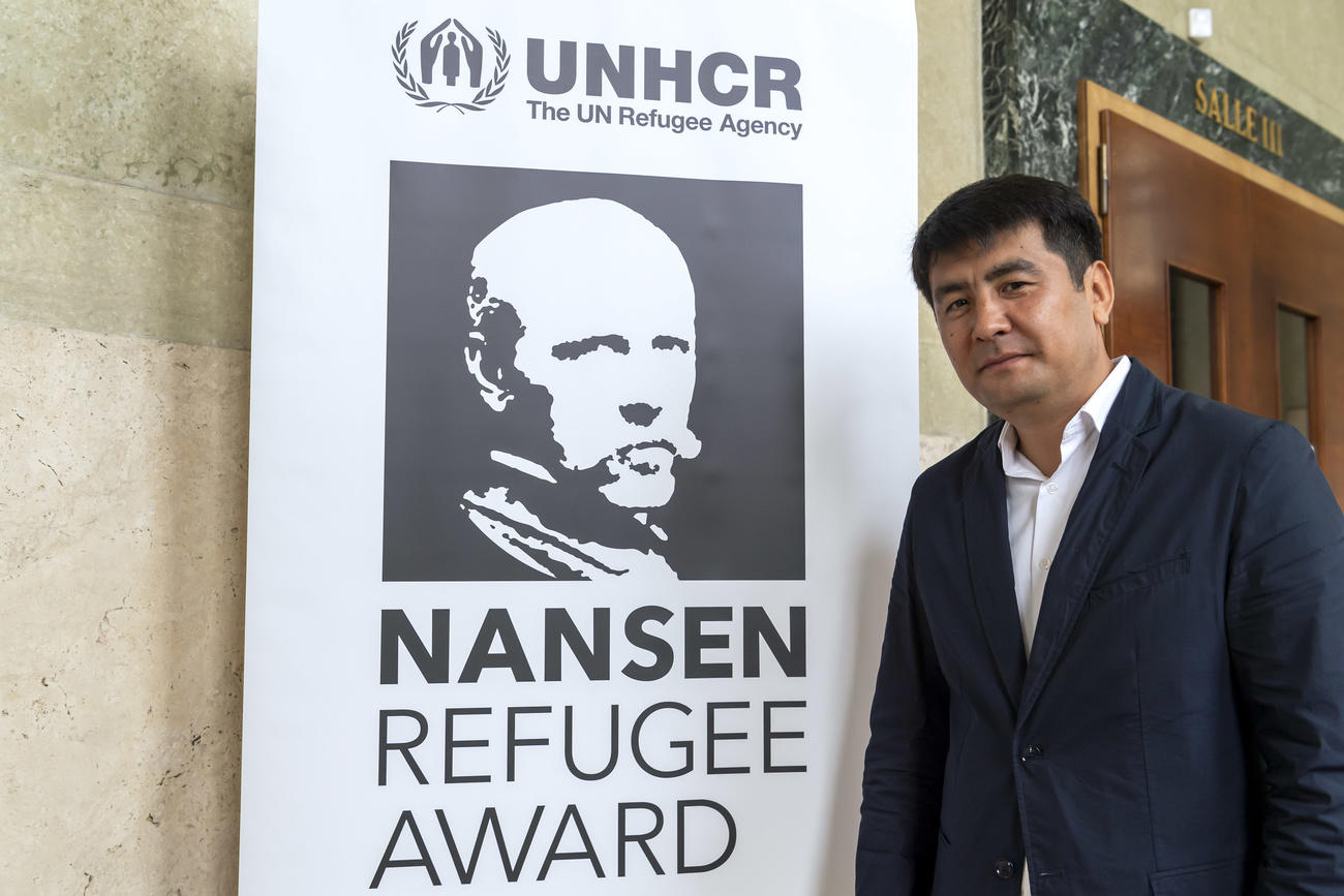 Lawyer Azizbek Ashurov, the winner of the 2019 UNHCR Nansen Refugee Award