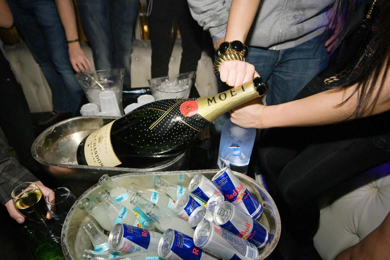 Champagne bottle