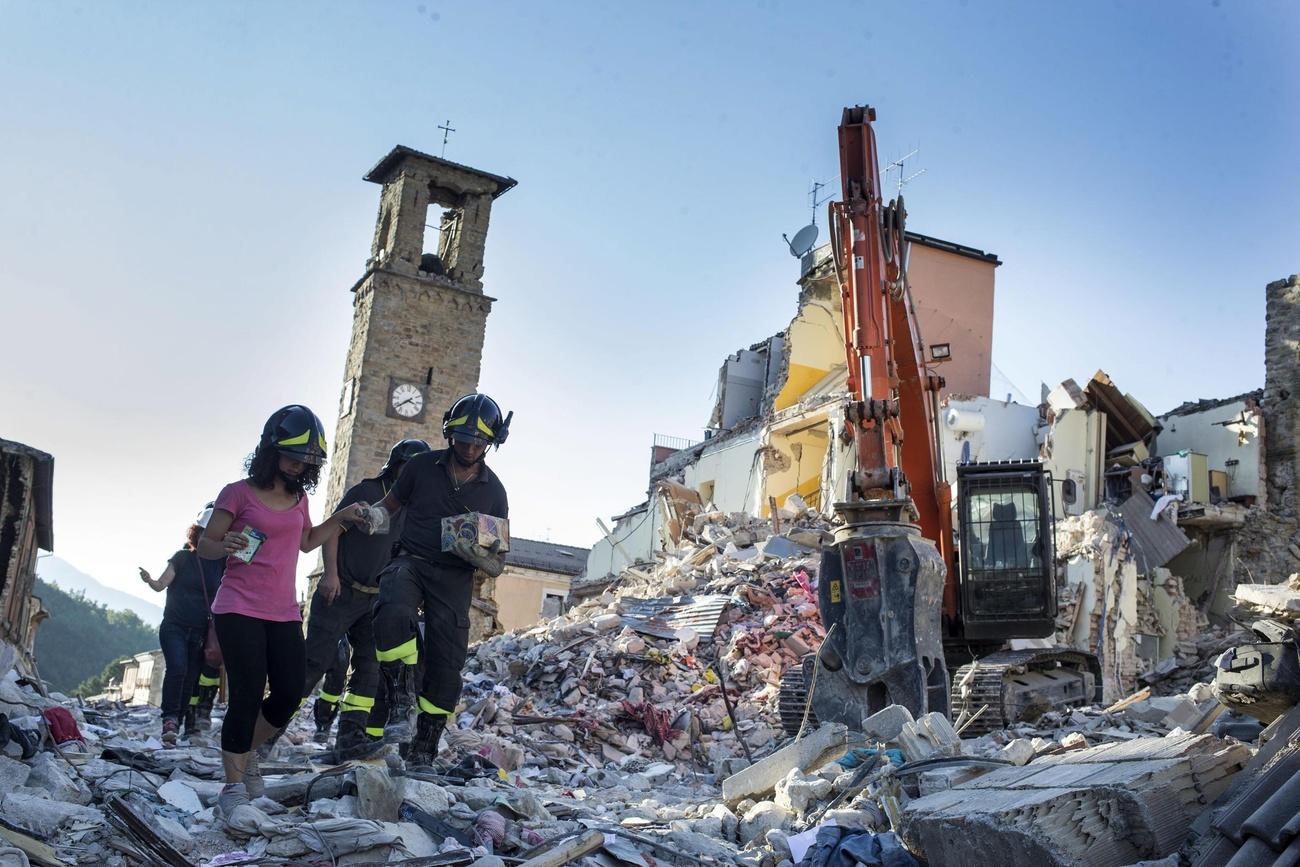 Aftermath of Italy earthquake