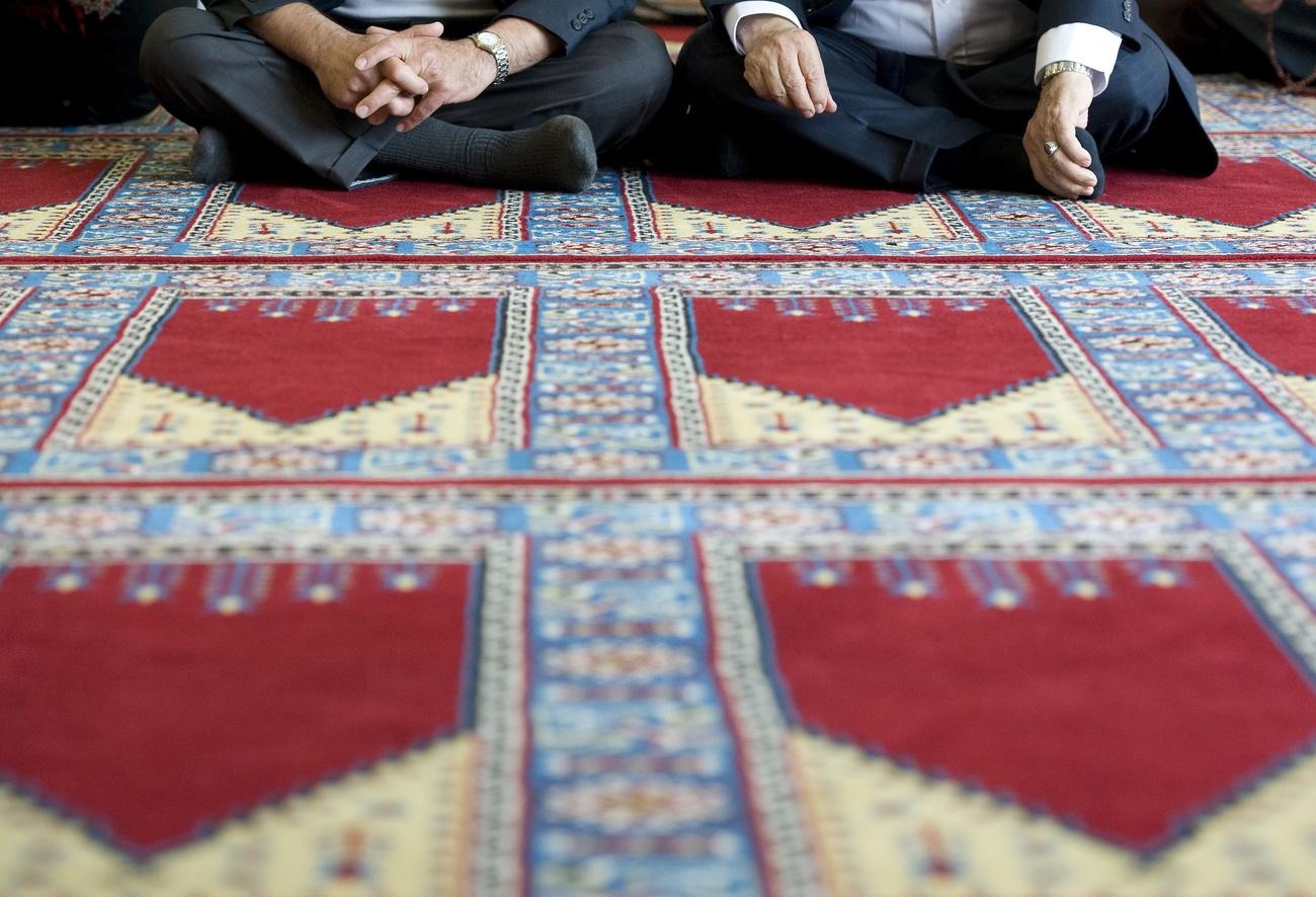 People praying in mosque