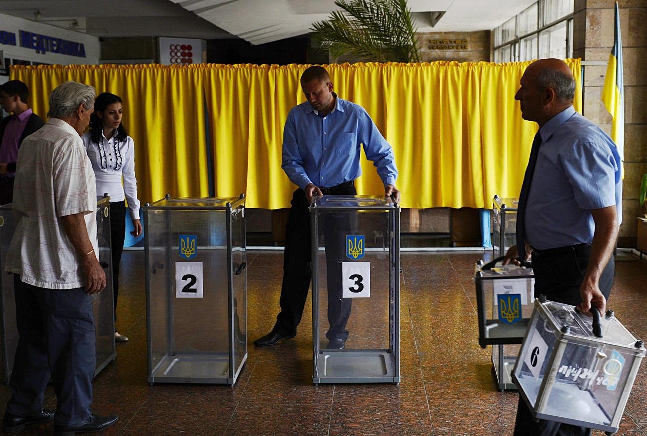 voting in the Ukraine