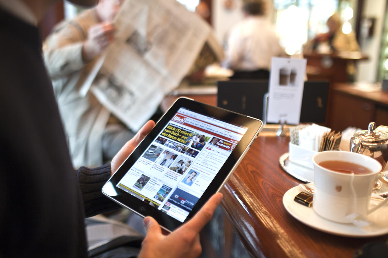 Tablette et café