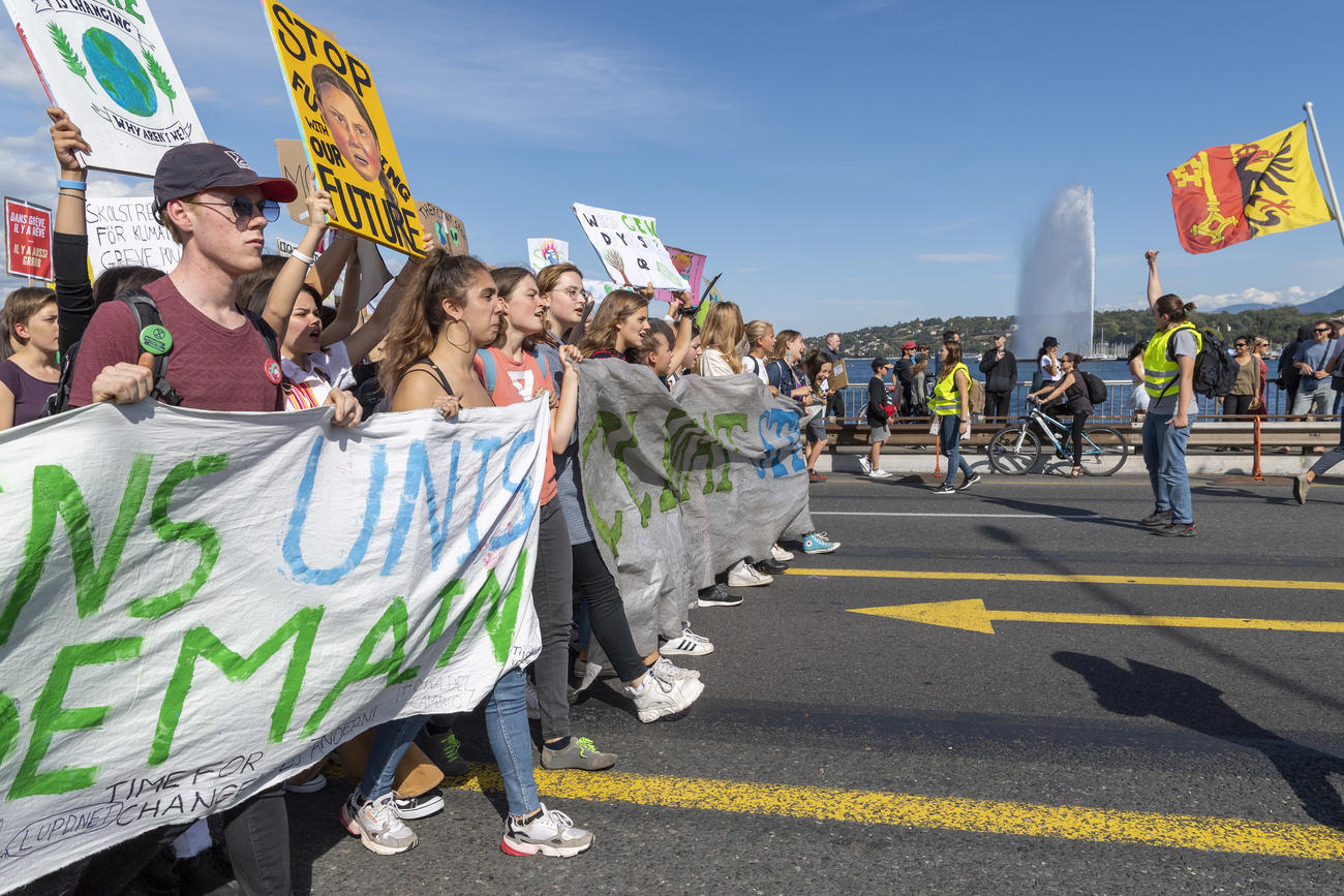 ein Protestmarsch