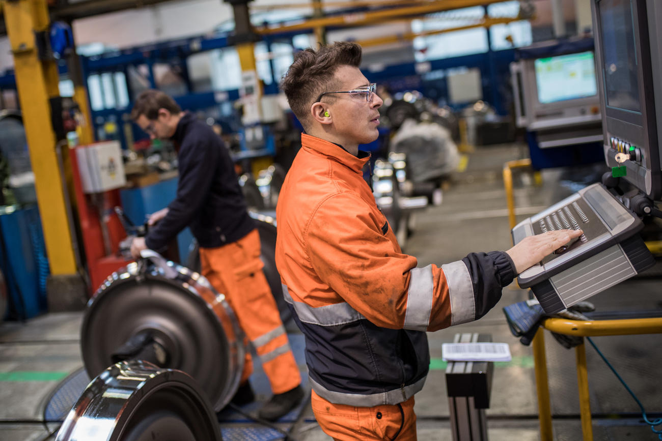 Railway workshop in Bellinzona