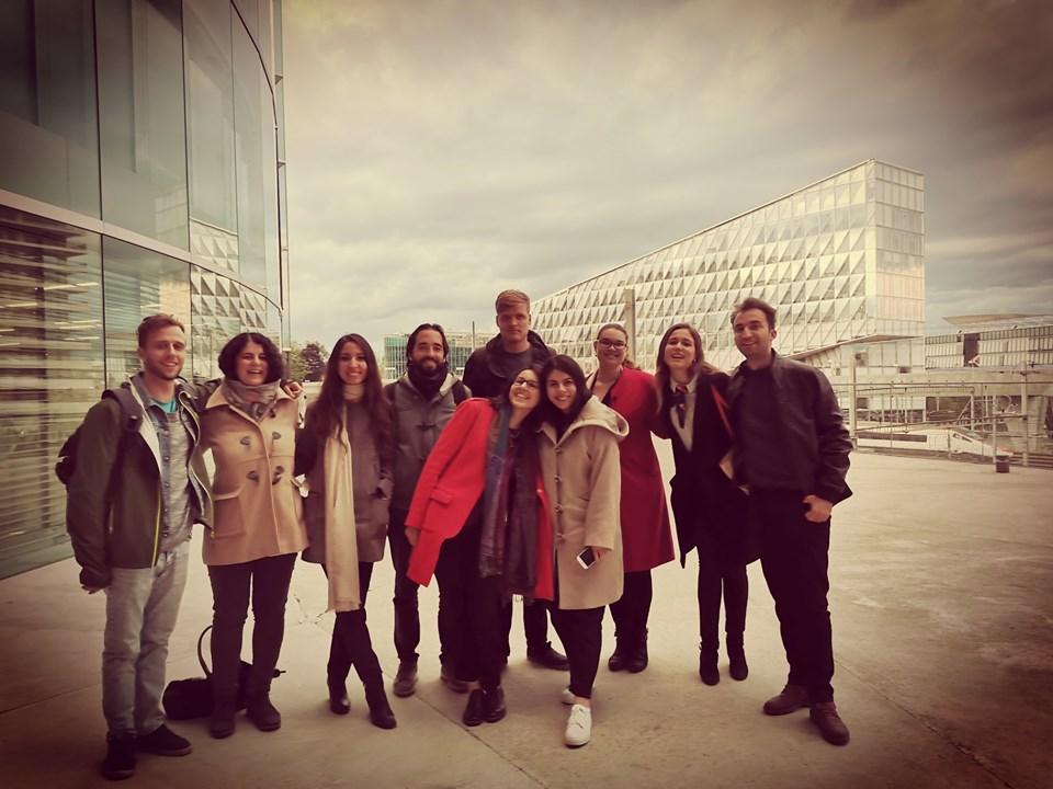 Group of interns in Geneva