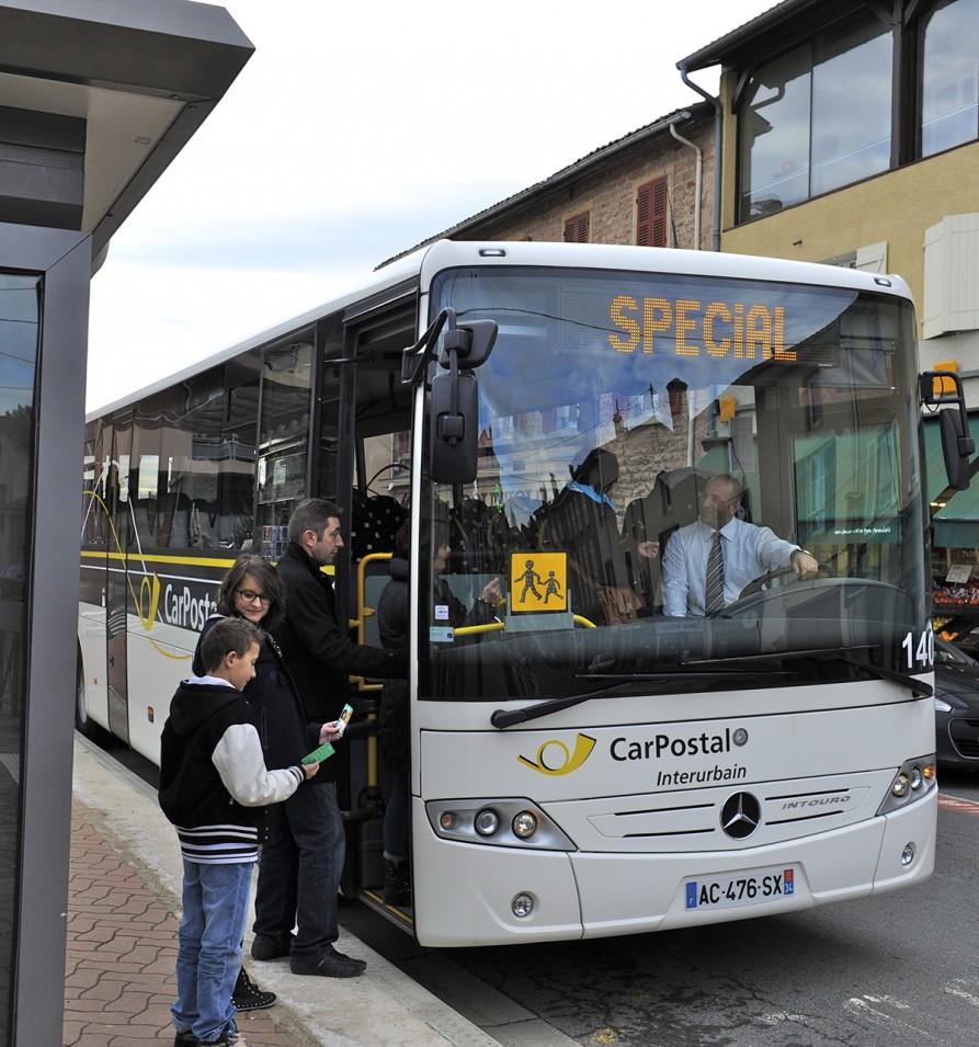 people boarding a bus