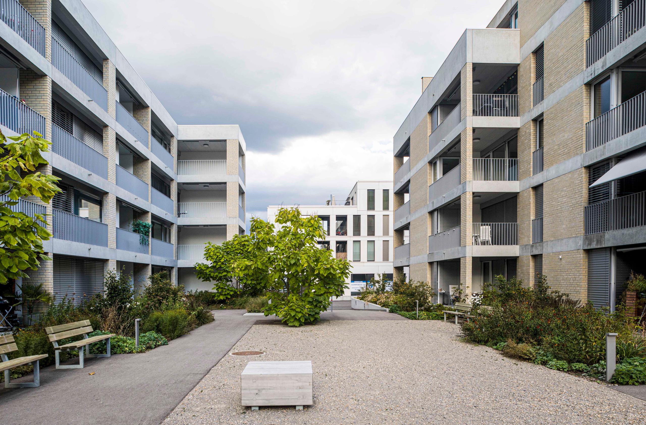 Settlement near Suhr station, canton Aargau.