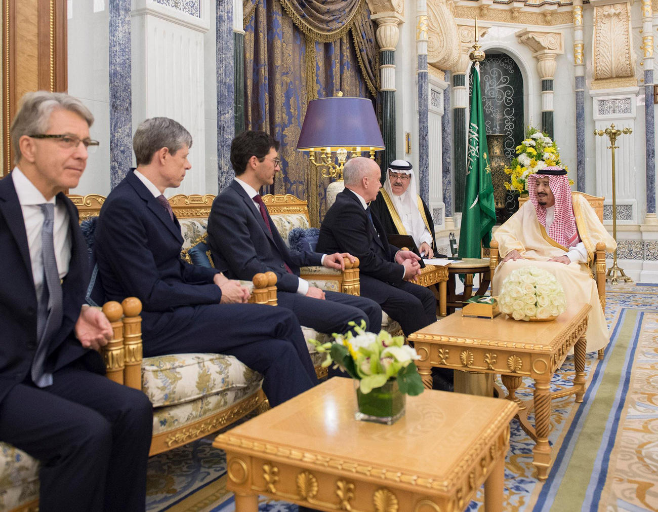 Ueli Maurer with Saudi Arabia s King Salman in Riyadh