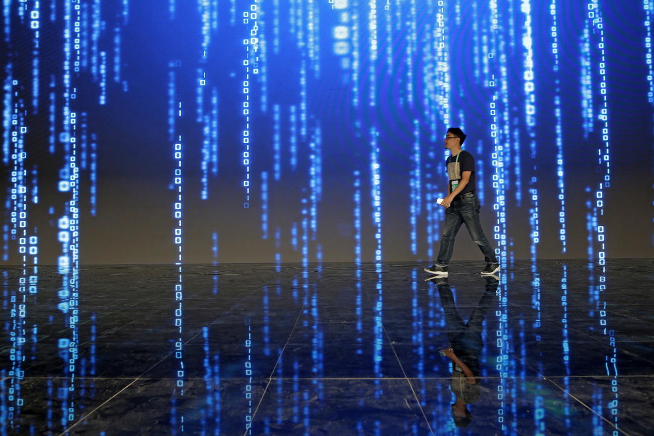 Digital image with man