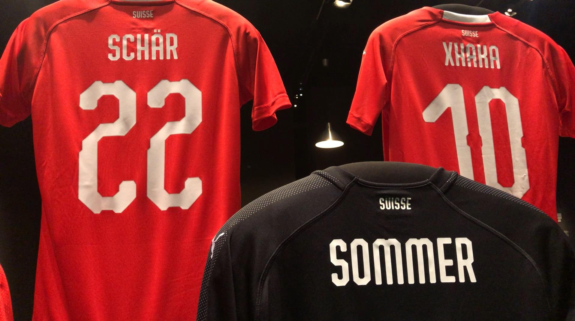 Maillots de l équipe de suisse de football