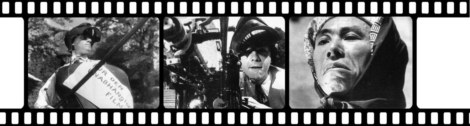 Vieilles images d un tournage de film