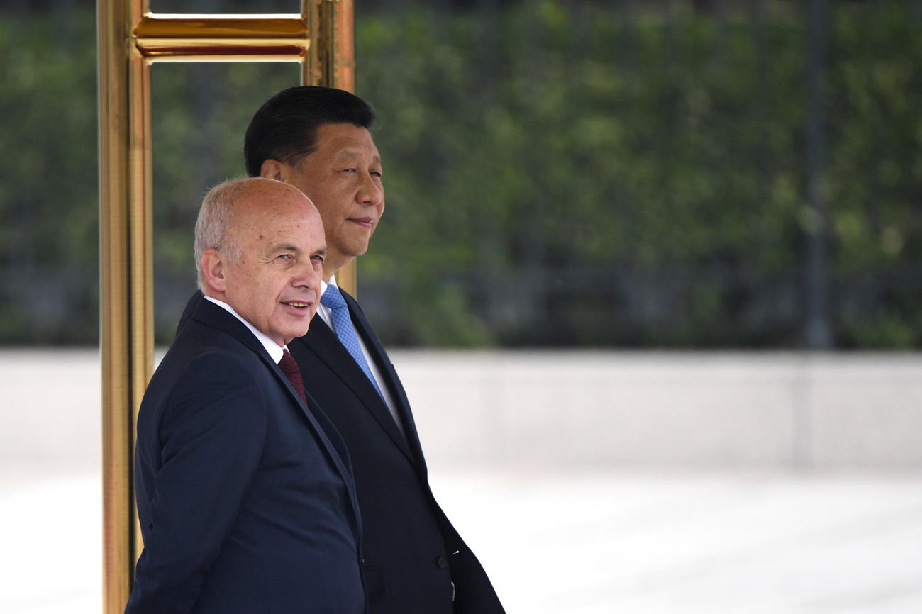 Xi Jinping y Ueli Maurer.