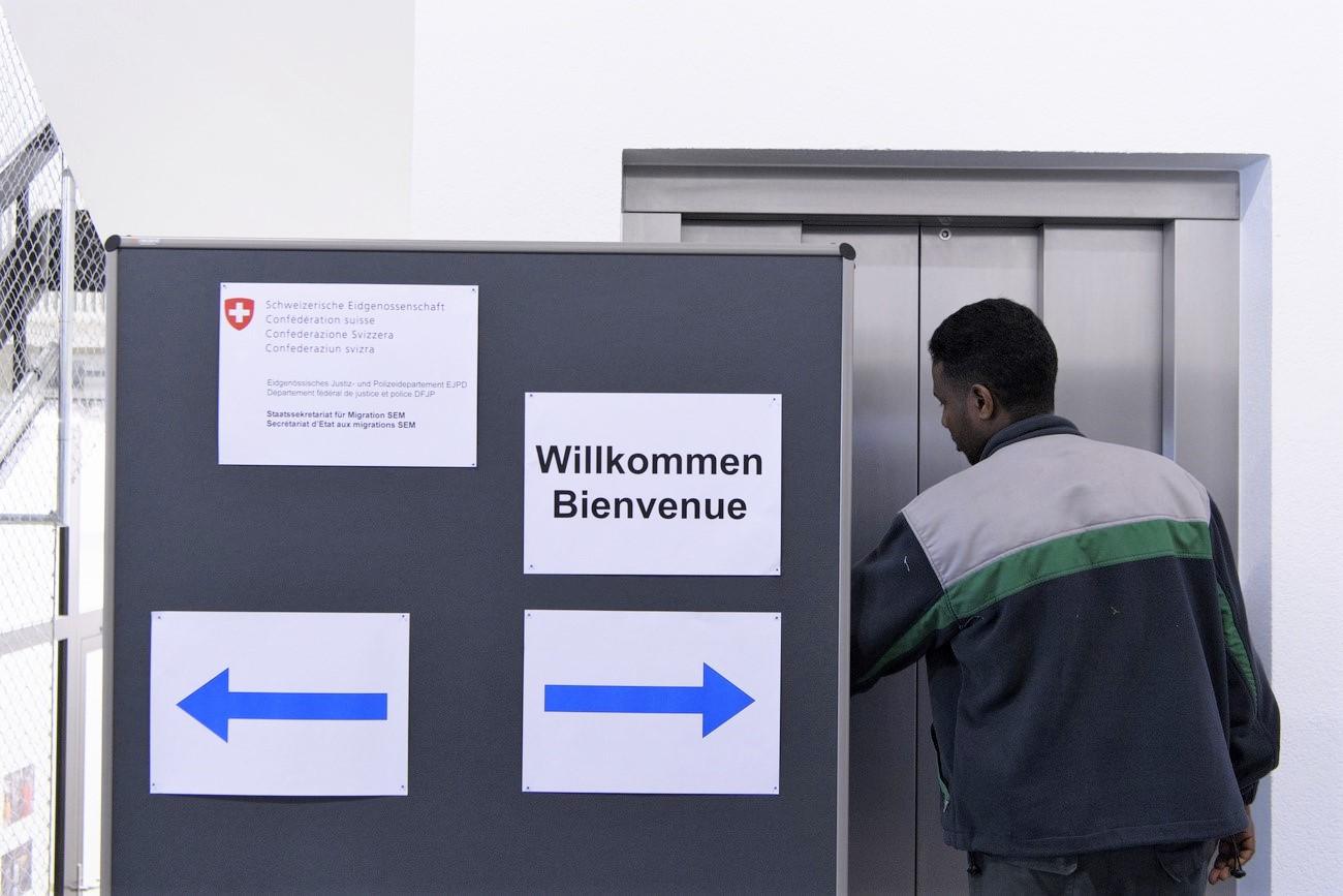 Man standing in a corridor