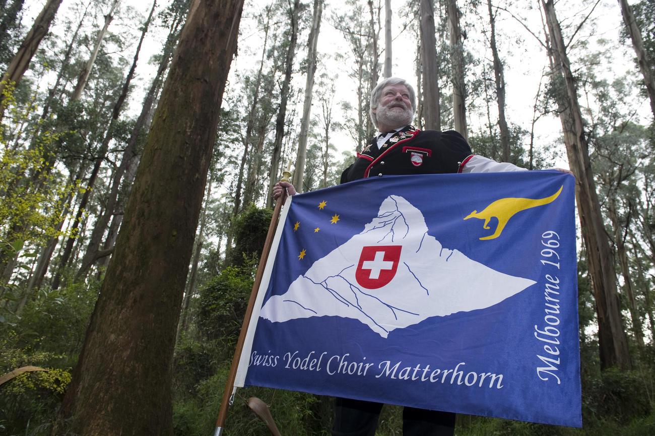 Mann im Wald