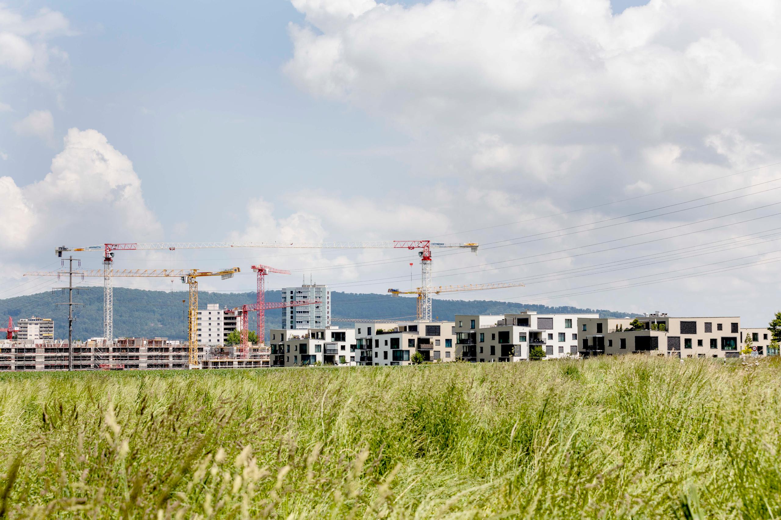 Empty blocks of flats