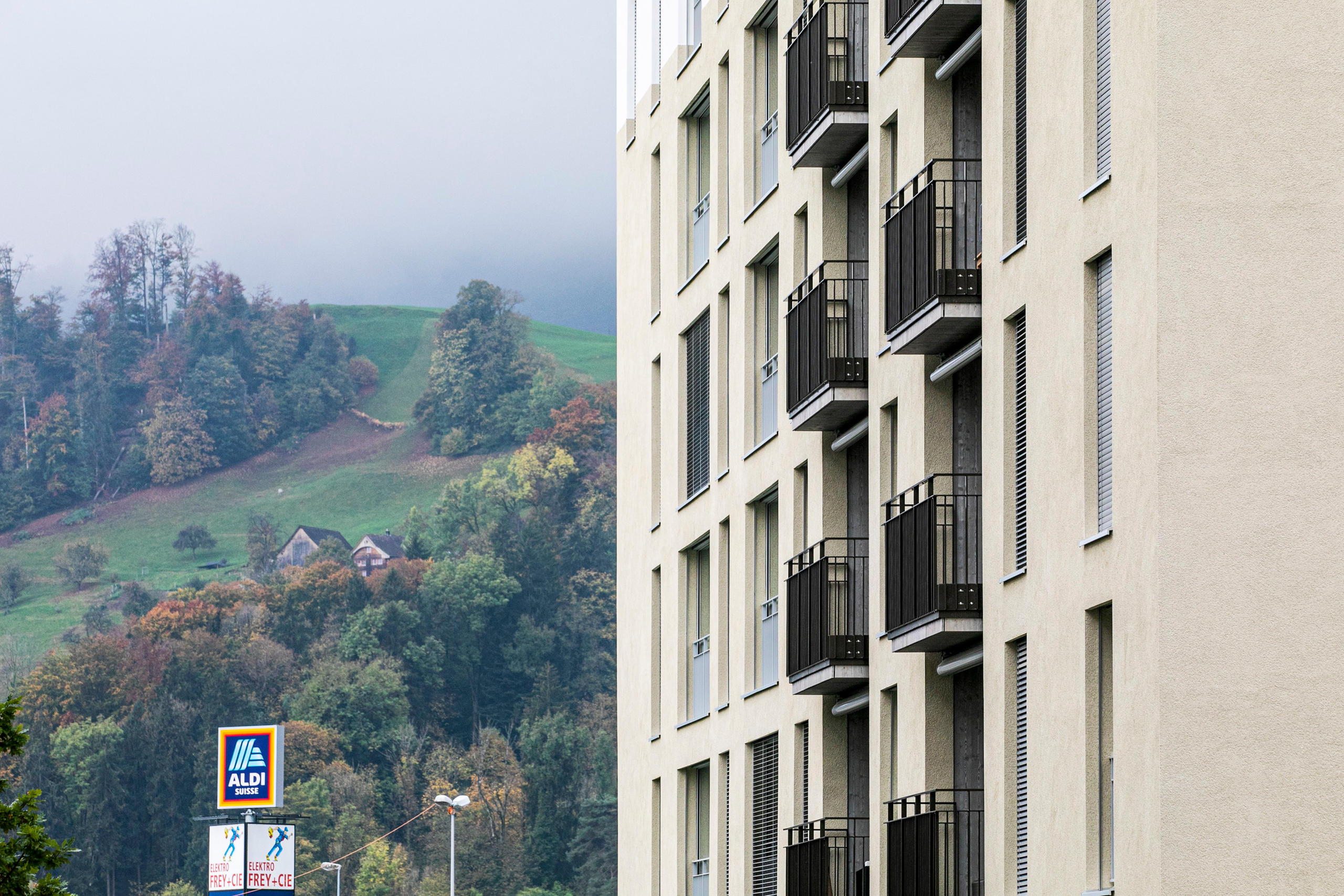 Settlement in Kriens, Lucerne.