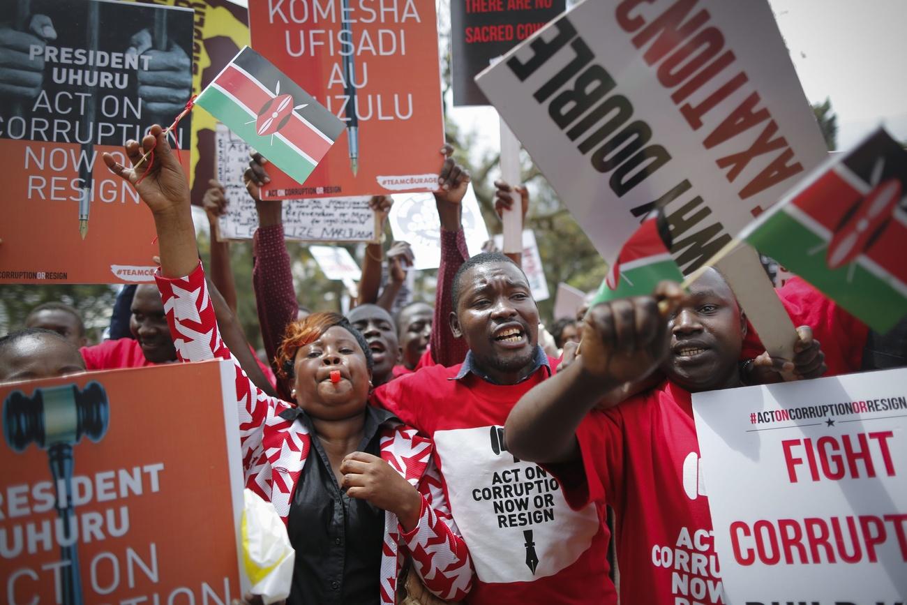 Kenya anti-corruption protestors