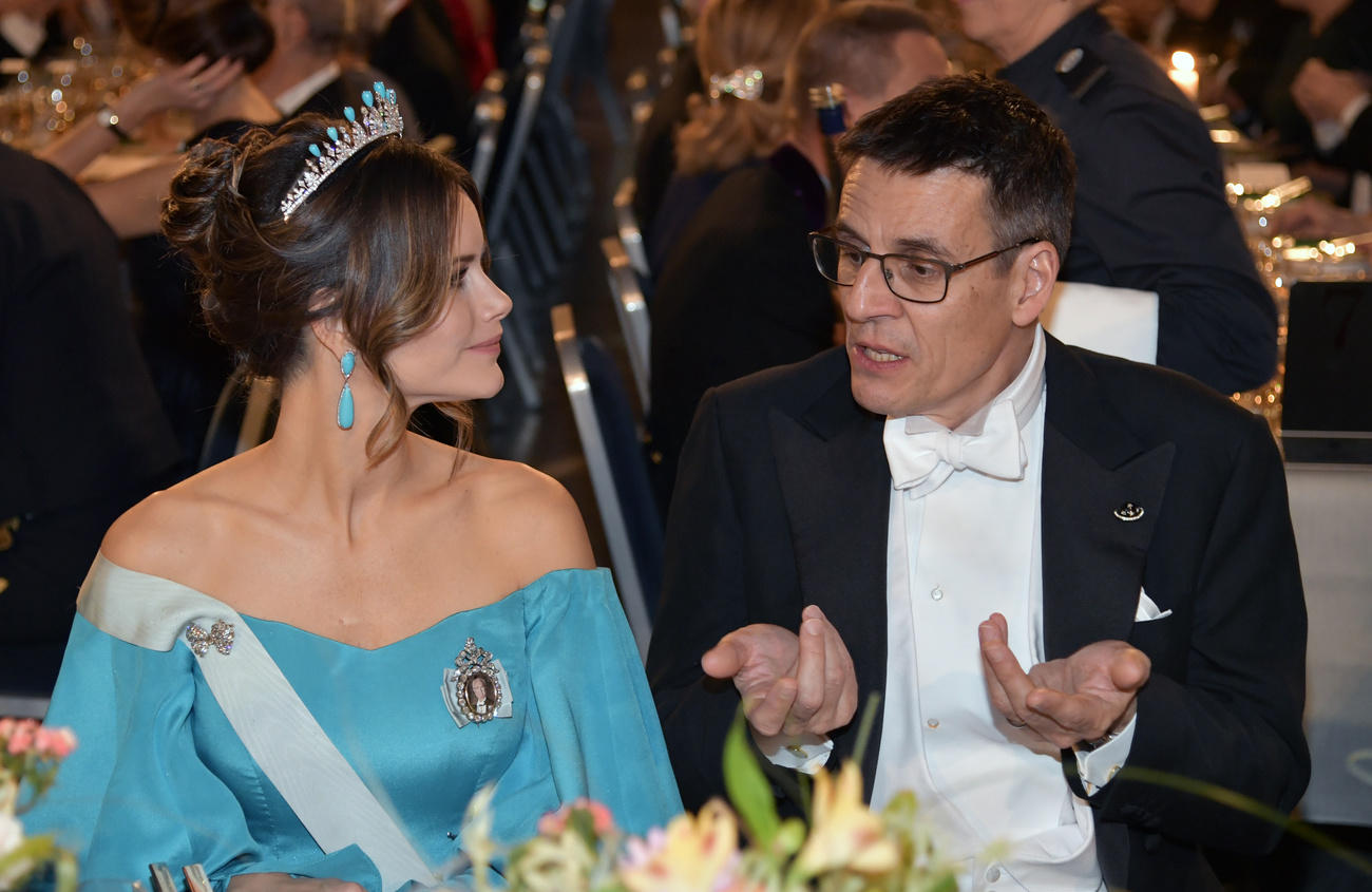 Didier Quéloz und Prinzessin Sofia von Schweden