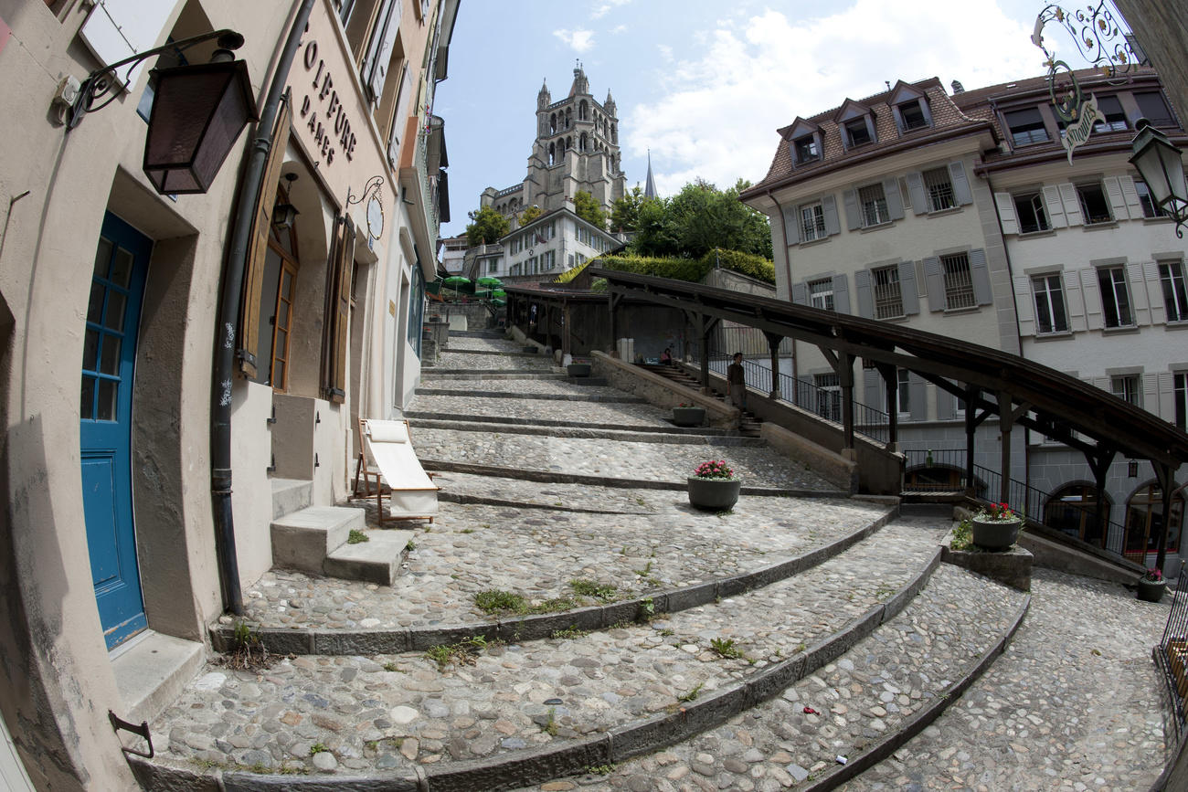 The cathedral in Lausanne