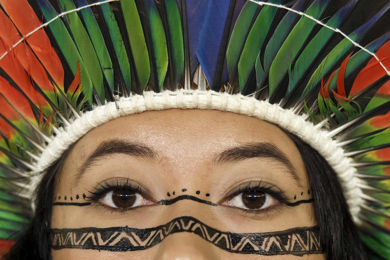 Brazilian Hamangai Pataxo, activist for the rights of indigenous peoples