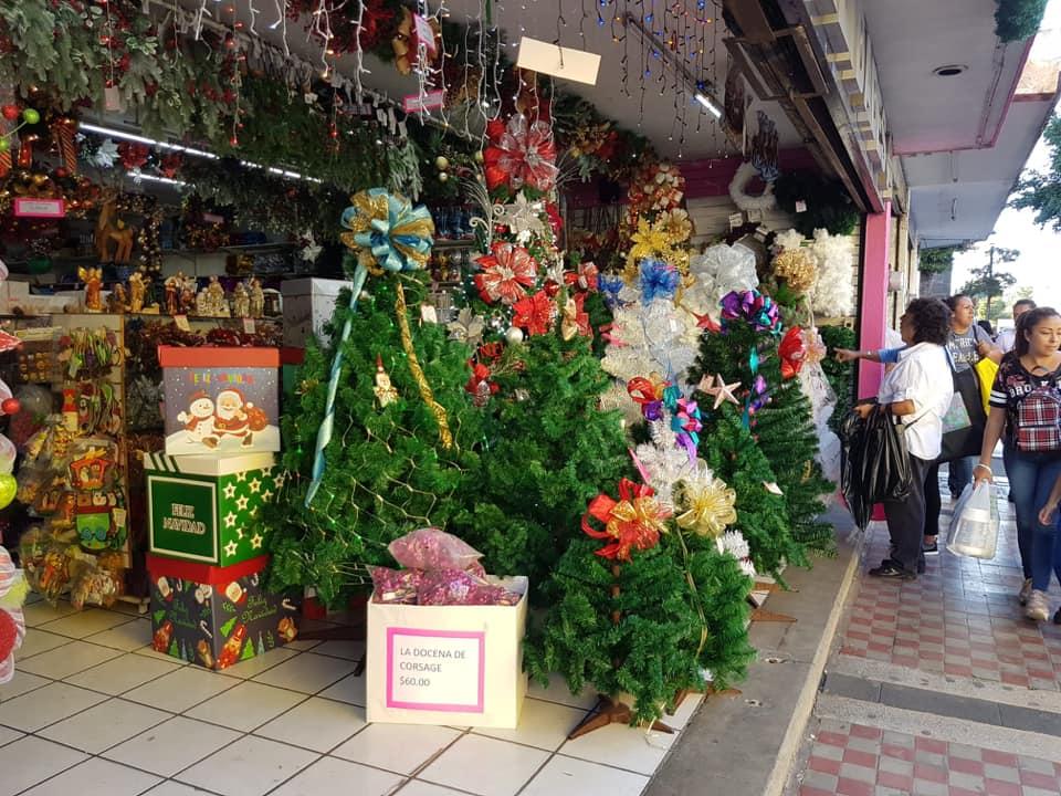farbige Weihnachtsbäume in Mexicoa